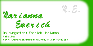 marianna emerich business card
